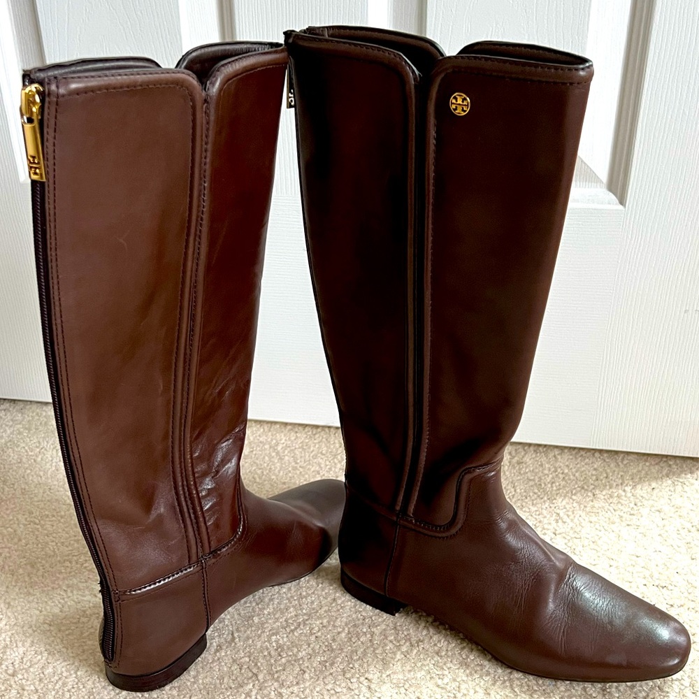 TORY BURCH Riding Boot - Brown - 8.5